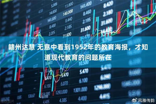 赣州达慧 无意中看到1952年的教育海报，才知道现代教育的问题所在